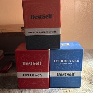 Card Game Set - Red, Black, and Blue